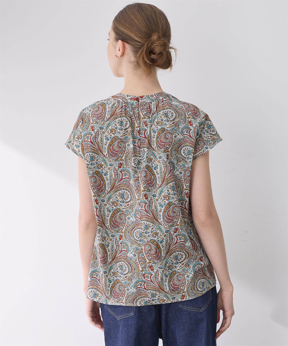 LE SOUK HOLIDAY リバティプリントブラウス_sub_11