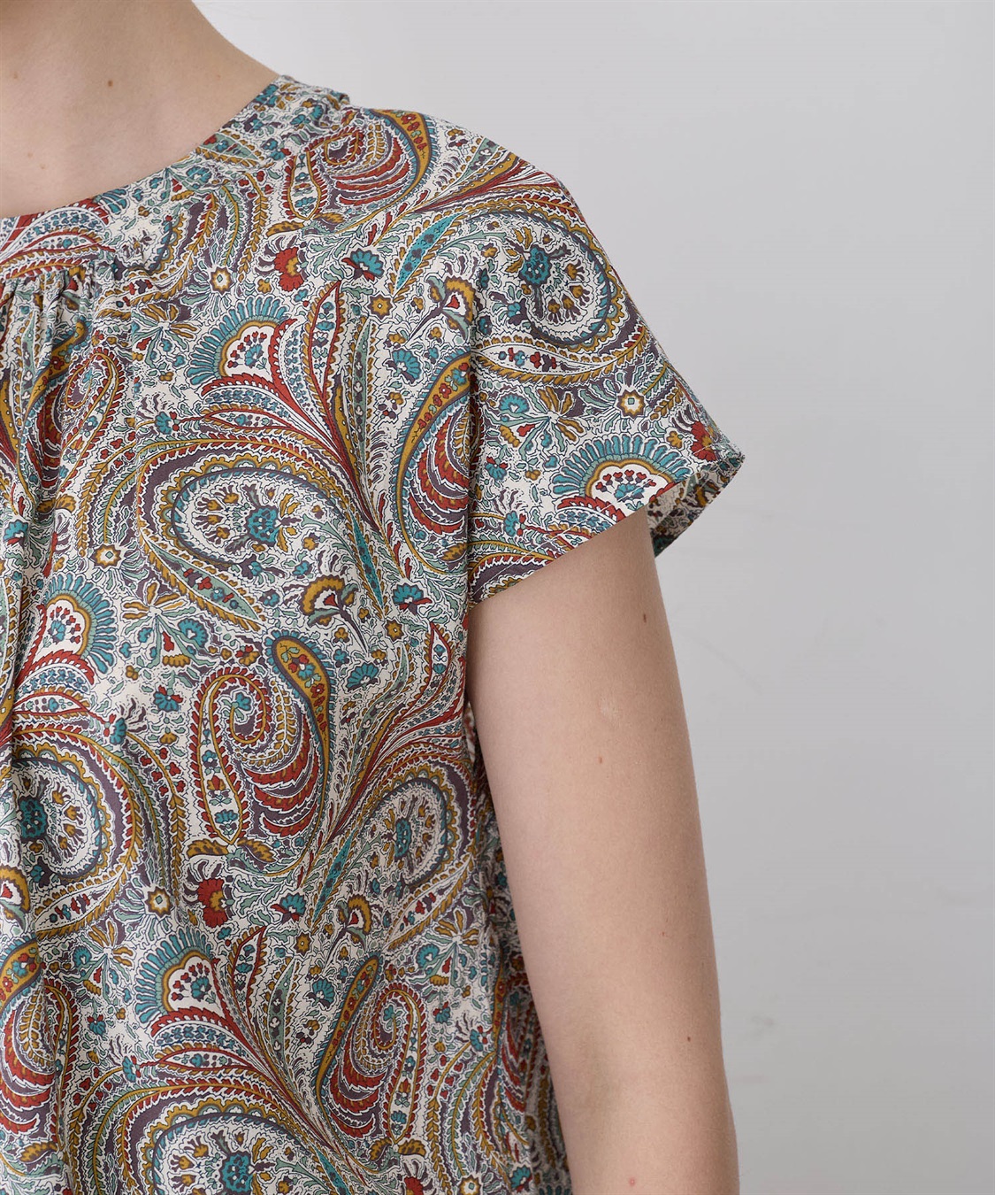 LE SOUK HOLIDAY リバティプリントブラウス_sub_14