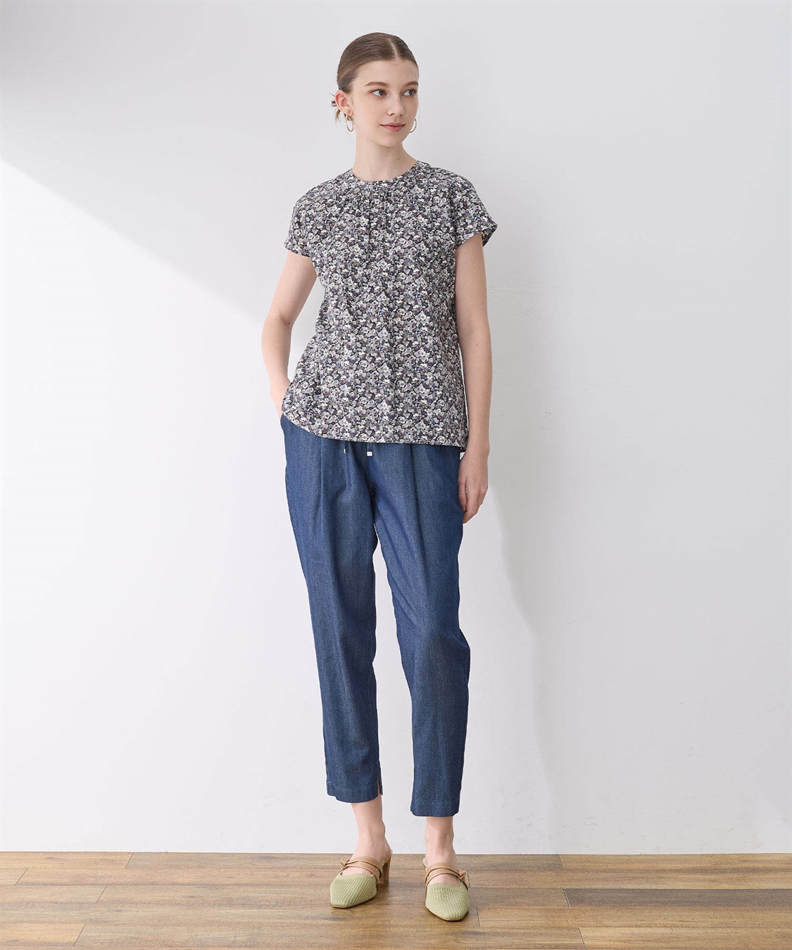 LE SOUK HOLIDAY リバティプリントブラウス_sub_18