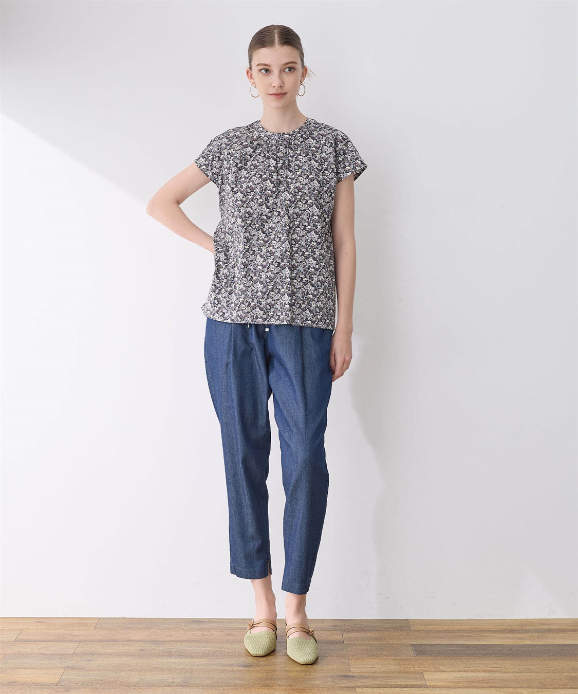 LE SOUK HOLIDAY リバティプリントブラウス_sub_19