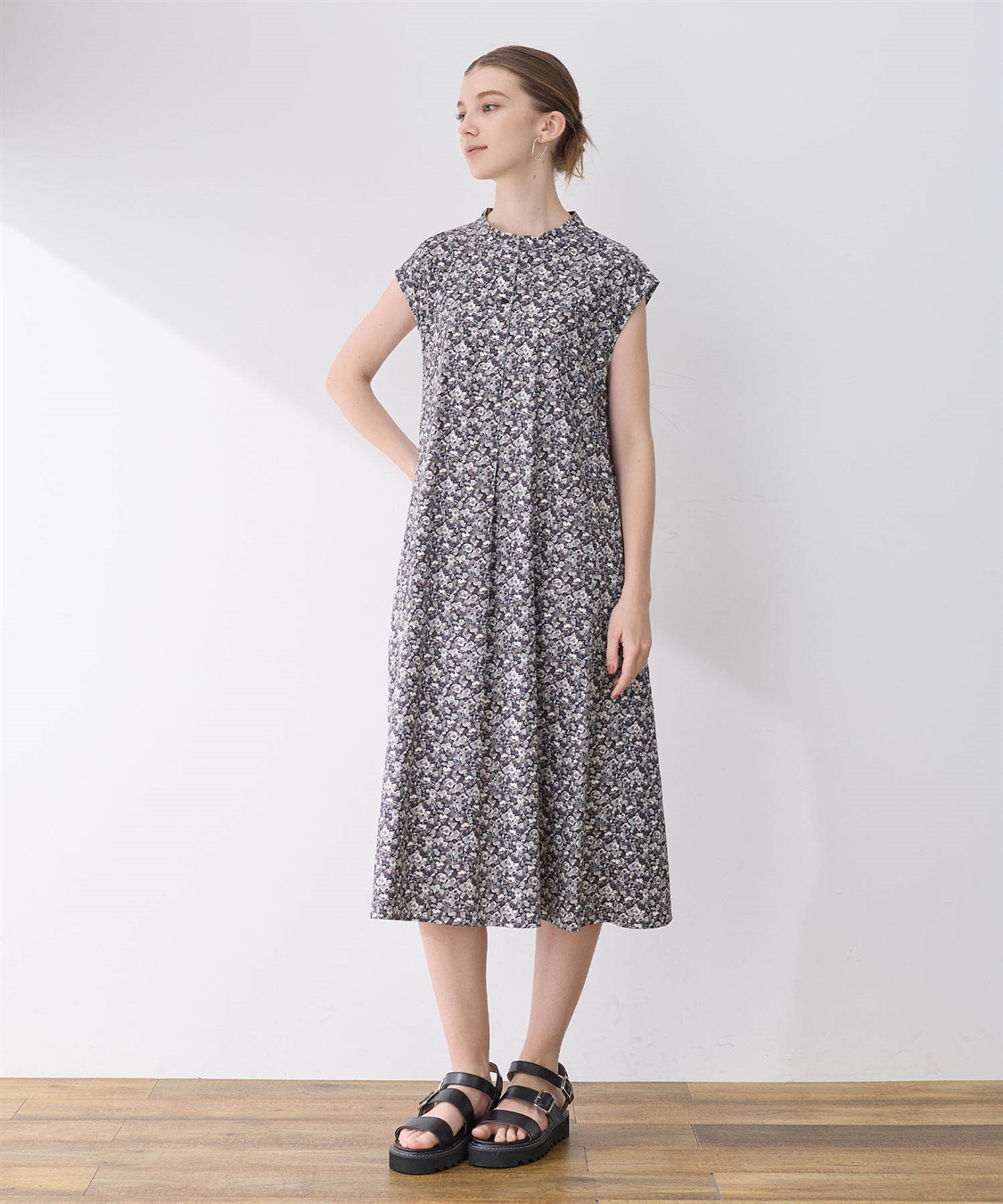 LE SOUK HOLIDAY リバティプリントワンピース_sub_7