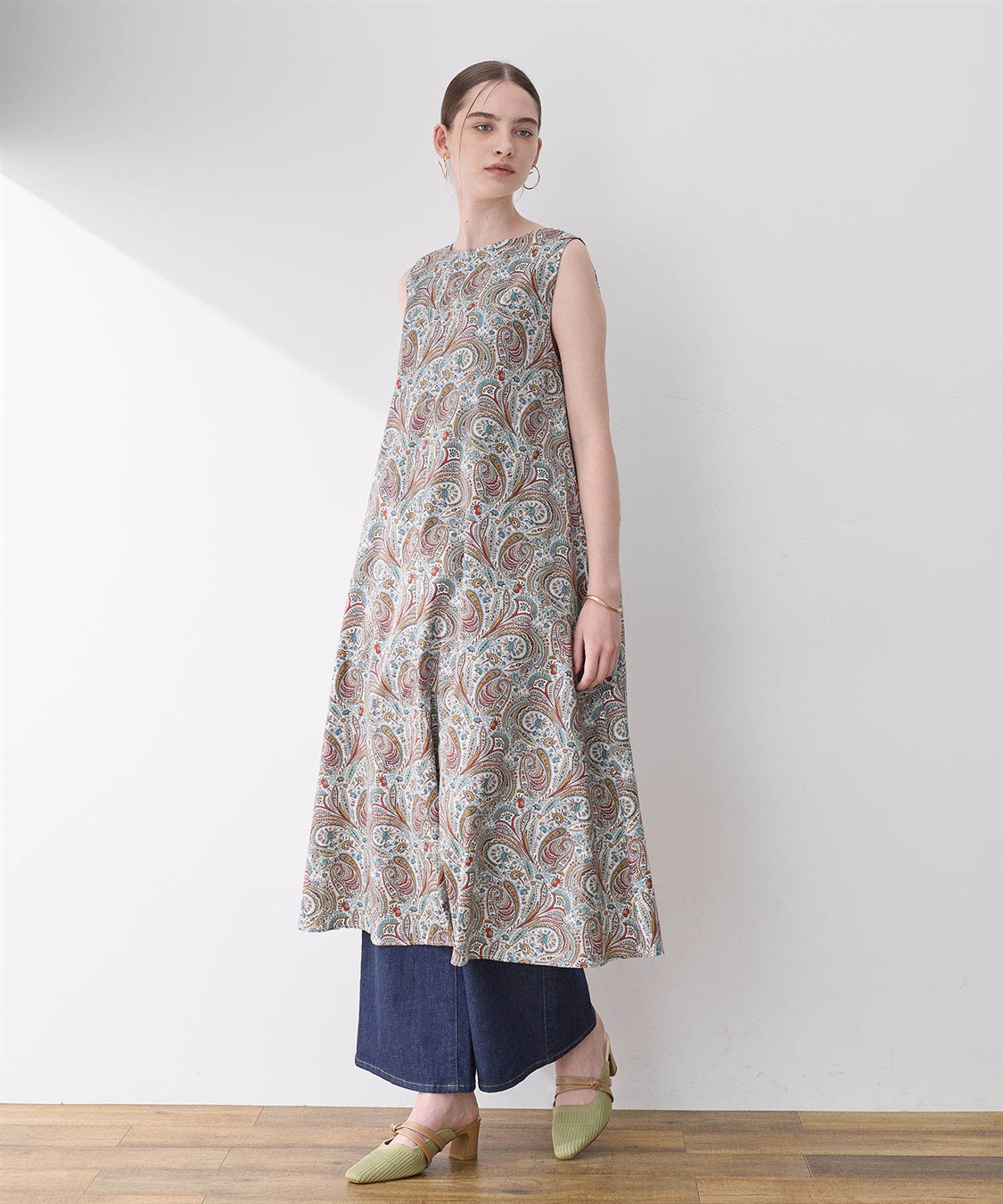 まるこ　LE SOUK ホリデーワンピース LIBERTY 楽天市場】リバティプリントワンピース／ルスークホリデー（LE