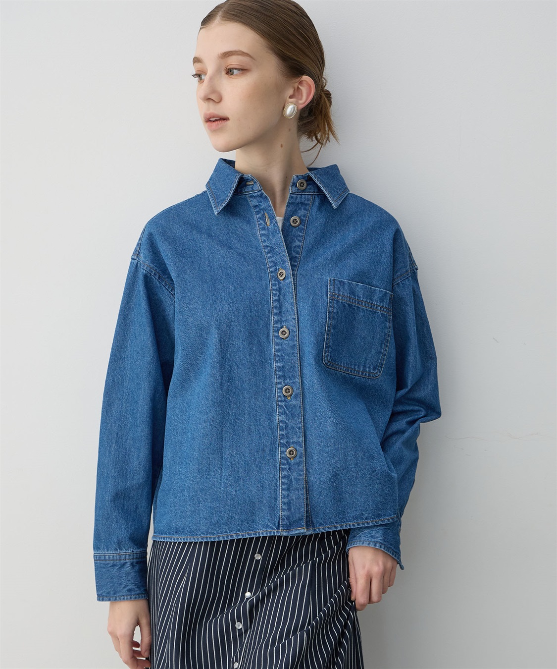 LE SOUK HOLIDAY デニムシャツ_sub_2