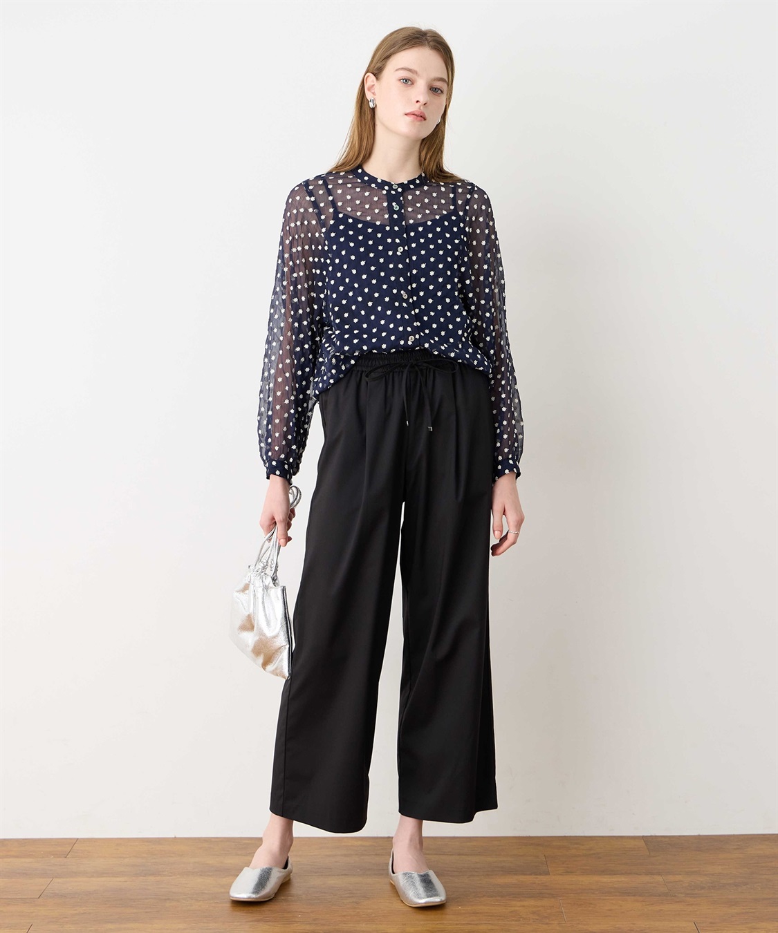 花柄刺繍ブラウス LE SOUK HOLIDAY｜クロスプラス公式通販サイト