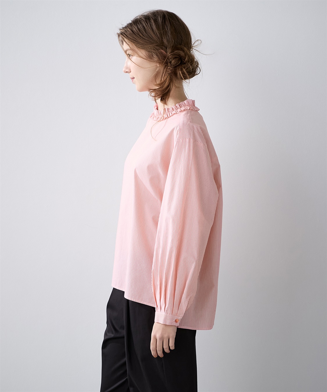 LE SOUK HOLIDAY 襟フリルブラウス_sub_2