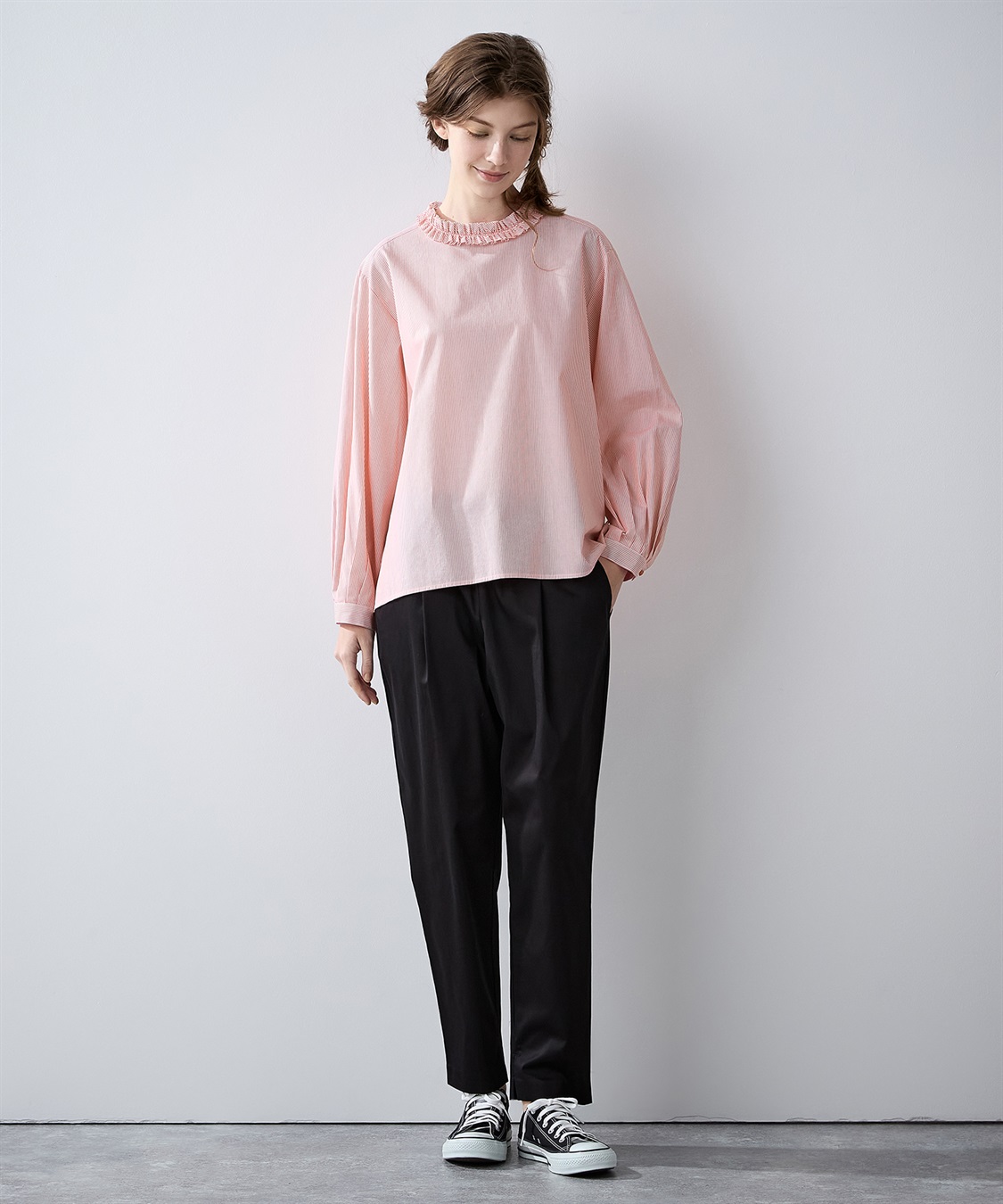 LE SOUK HOLIDAY 襟フリルブラウス_sub_10