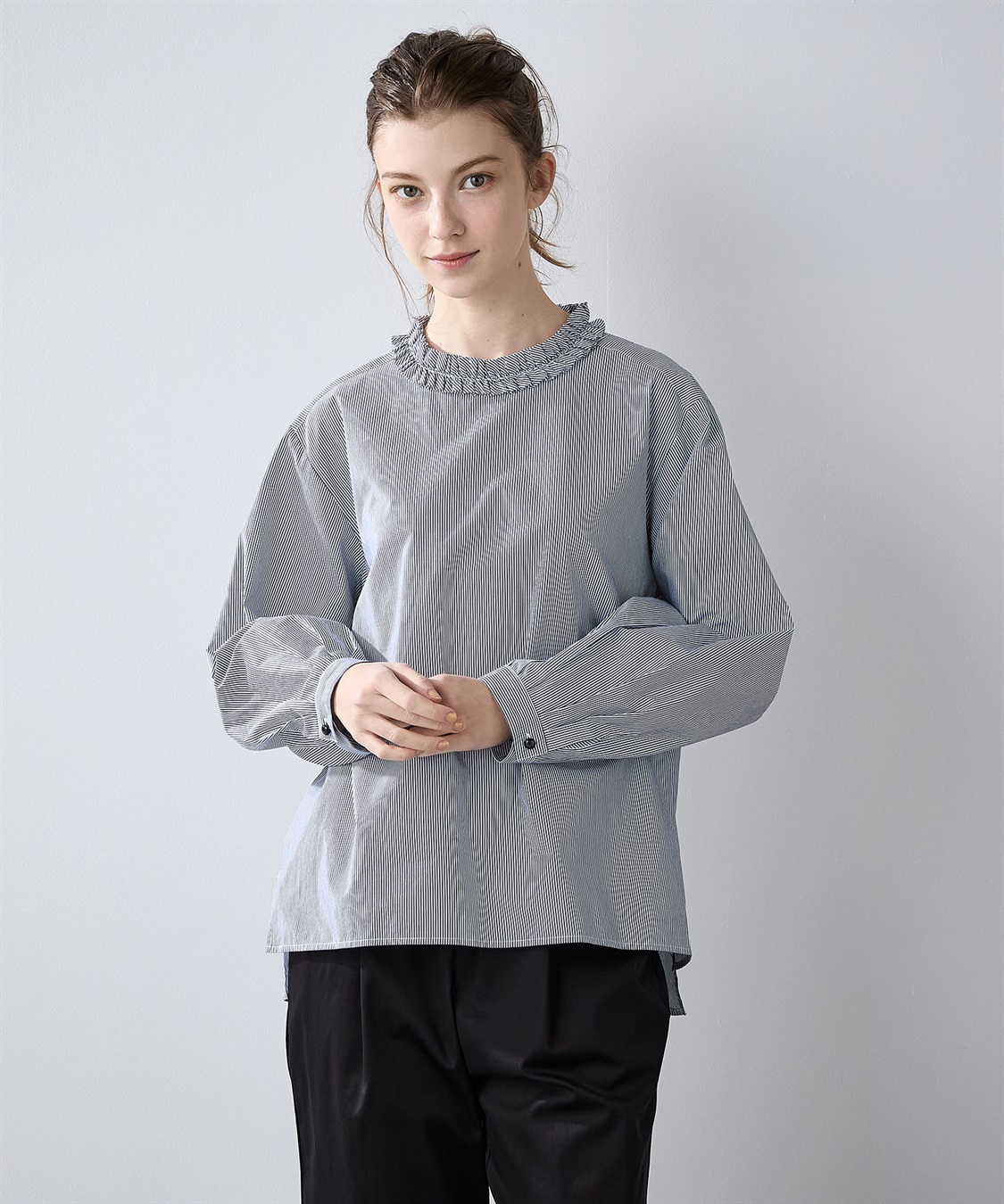 LE SOUK HOLIDAY 襟フリルブラウス_sub_12