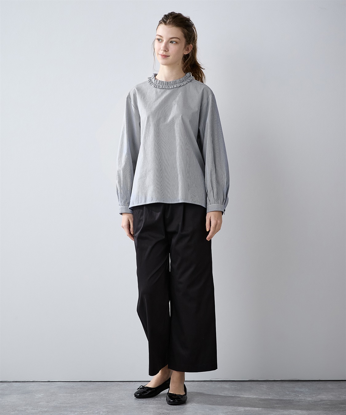 LE SOUK HOLIDAY 襟フリルブラウス_sub_16