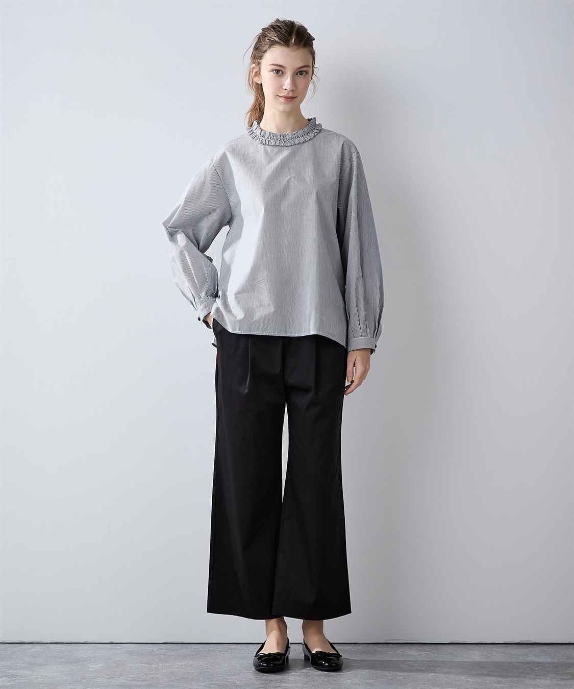 LE SOUK HOLIDAY 襟フリルブラウス_sub_17