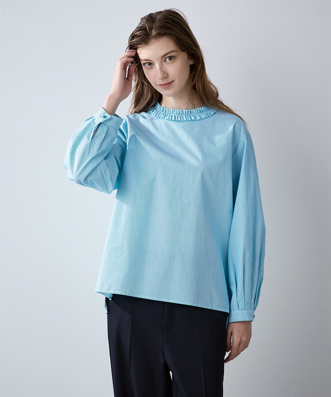 LE SOUK HOLIDAY 襟フリルブラウス_sub_19