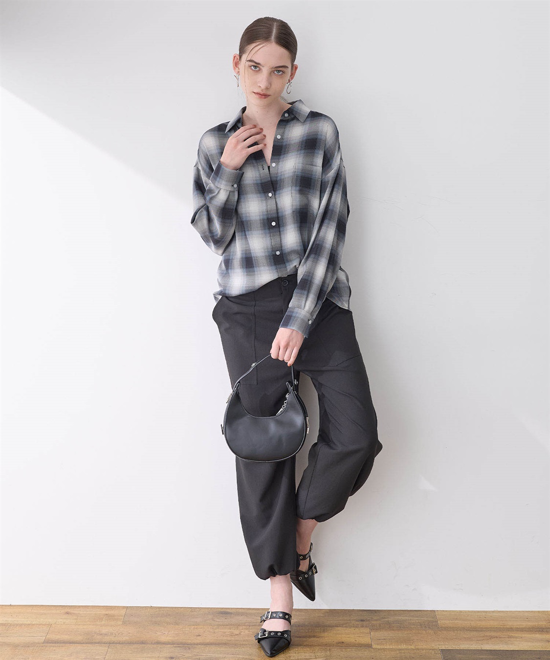 LE SOUK HOLIDAY シアーチェックシャツ_sub_14