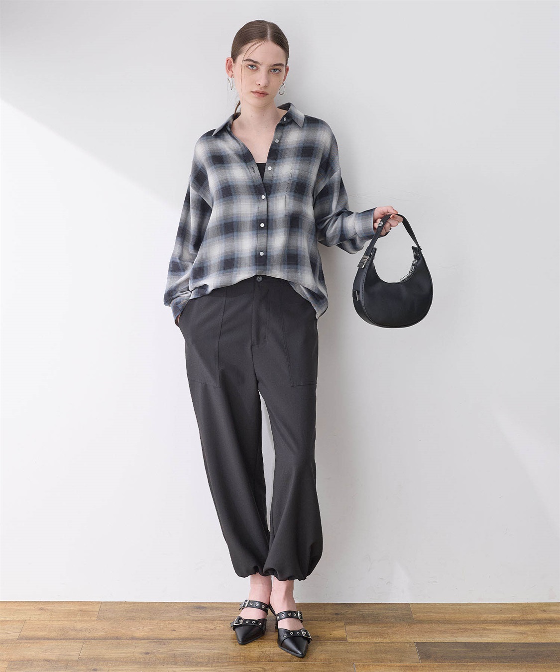 LE SOUK HOLIDAY シアーチェックシャツ_sub_15