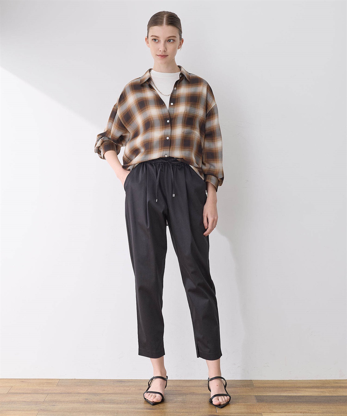 LE SOUK HOLIDAY シアーチェックシャツ_sub_20