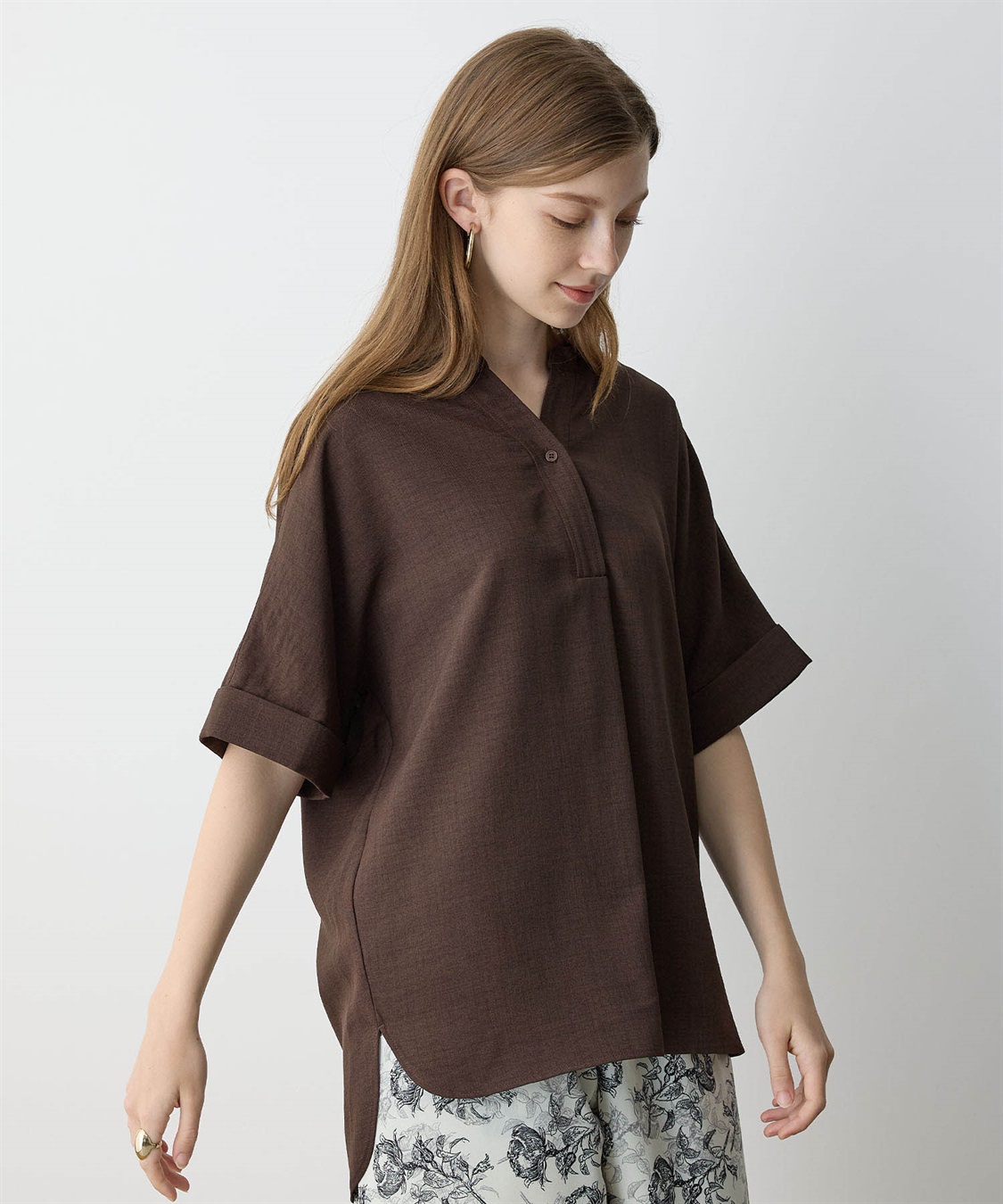 LE SOUK HOLIDAY リネンライクシャツ【接触冷感】_sub_7