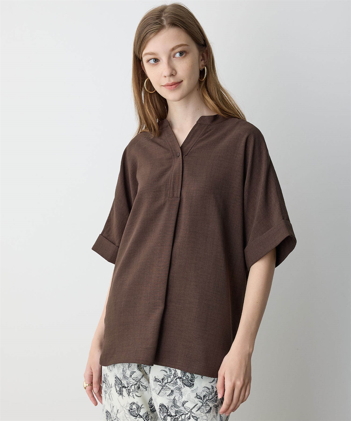 LE SOUK HOLIDAY リネンライクシャツ【接触冷感】_sub_8
