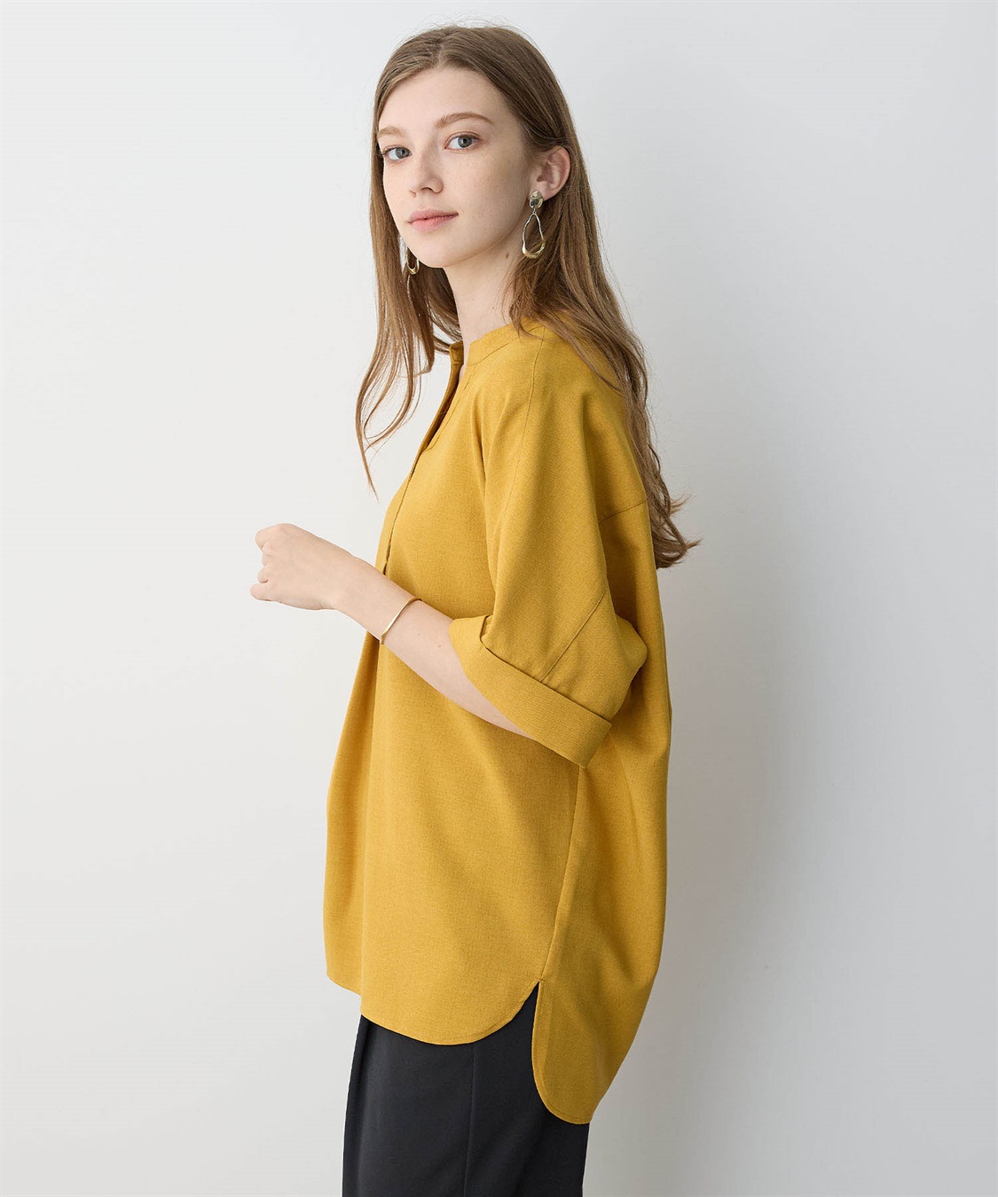 LE SOUK HOLIDAY リネンライクシャツ【接触冷感】_sub_9