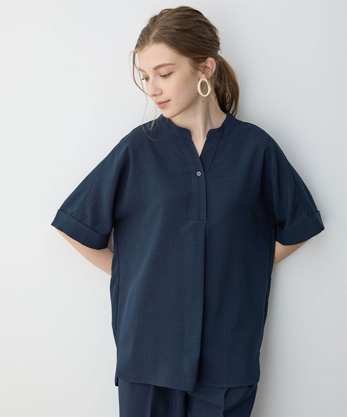 LE SOUK HOLIDAY リネンライクシャツ【接触冷感】_sub_21