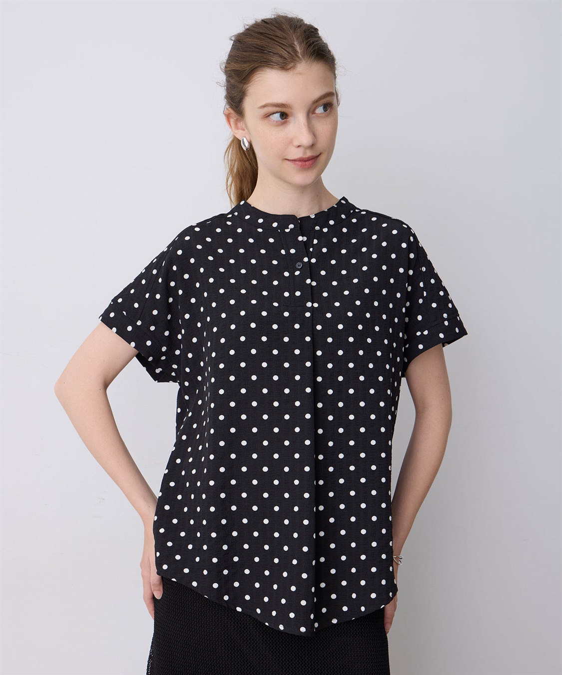 LE SOUK HOLIDAY スキッパーサッカーブラウス_sub_8