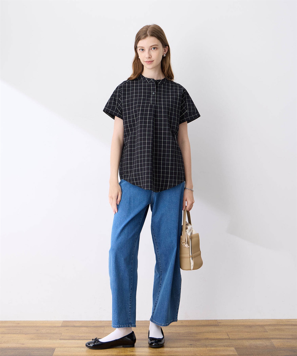 LE SOUK HOLIDAY スキッパーサッカーブラウス_sub_14