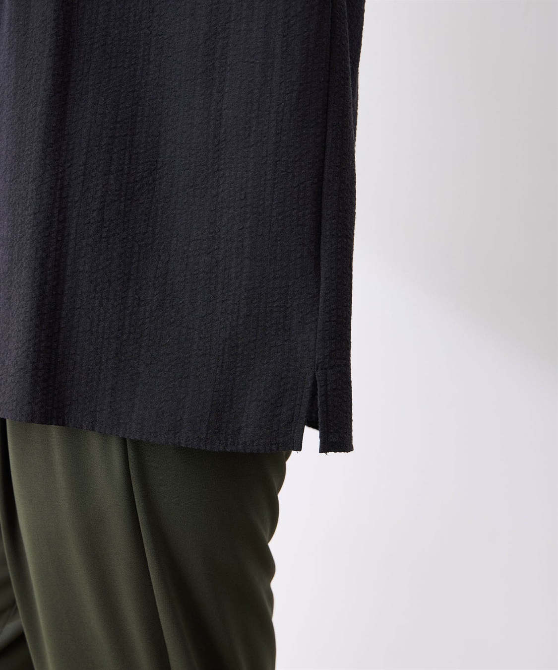 LE SOUK HOLIDAY ギャザーネックサッカーブラウス_sub_12