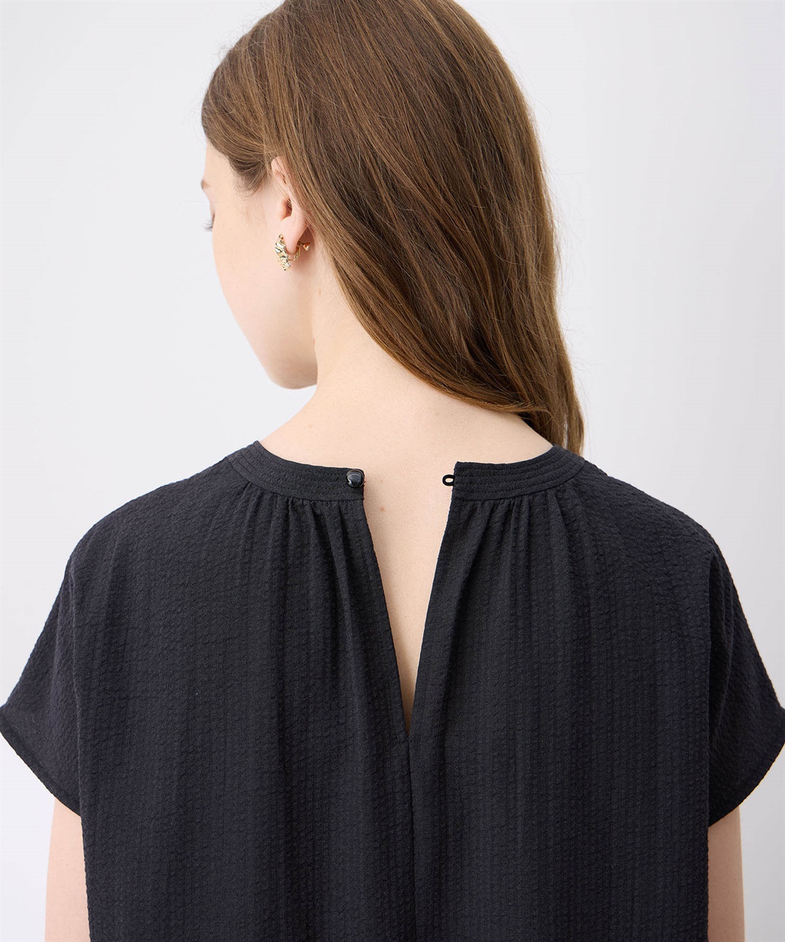 LE SOUK HOLIDAY ギャザーネックサッカーブラウス_sub_15