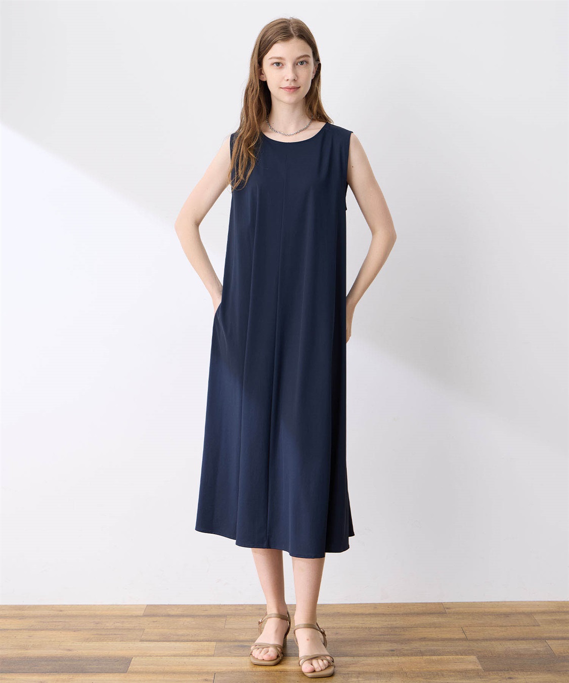 LE SOUK HOLIDAY 【接触冷感】超冷感ノースリーブワンピース_sub_4