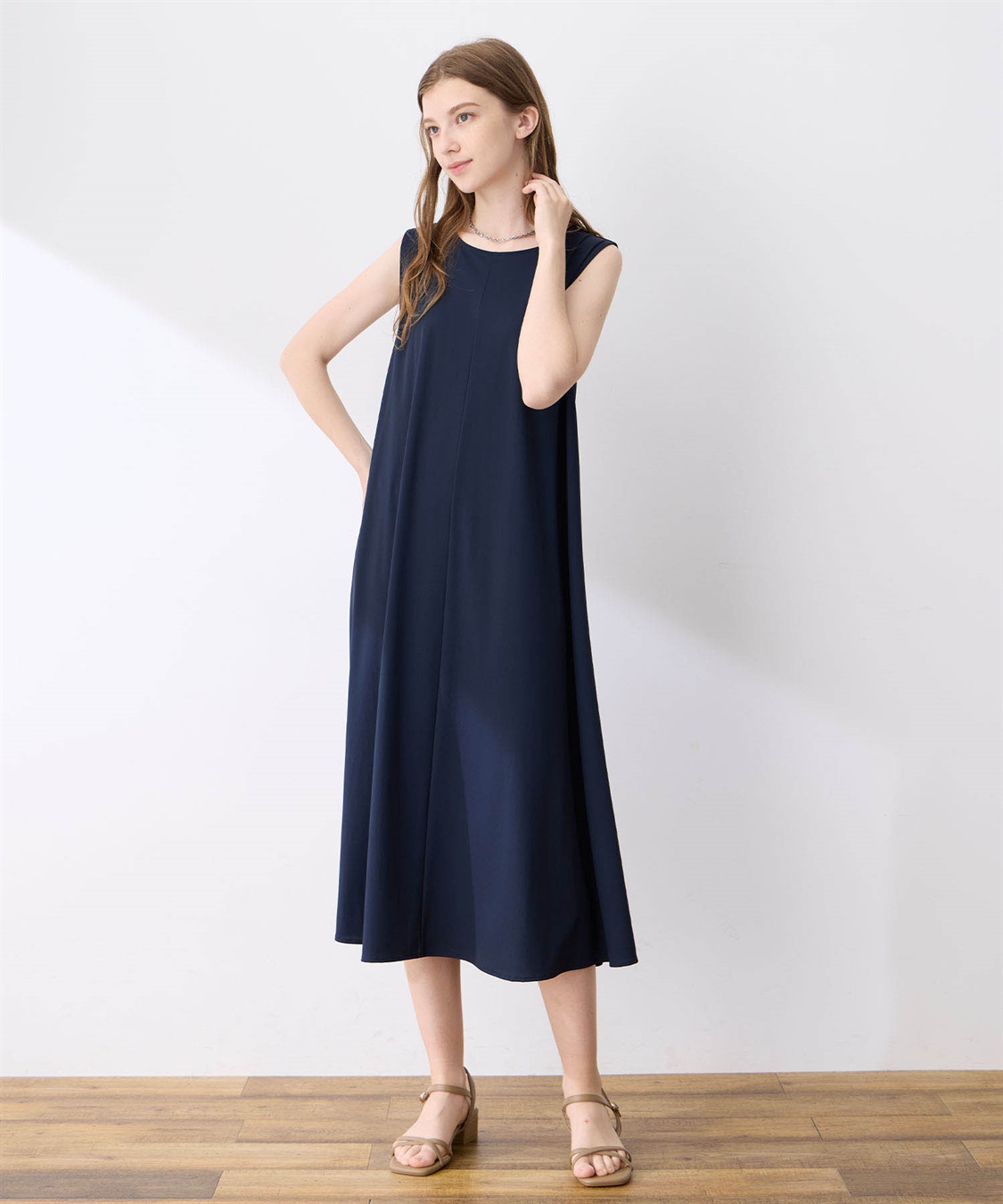 LE SOUK HOLIDAY 【接触冷感】超冷感ノースリーブワンピース_sub_5