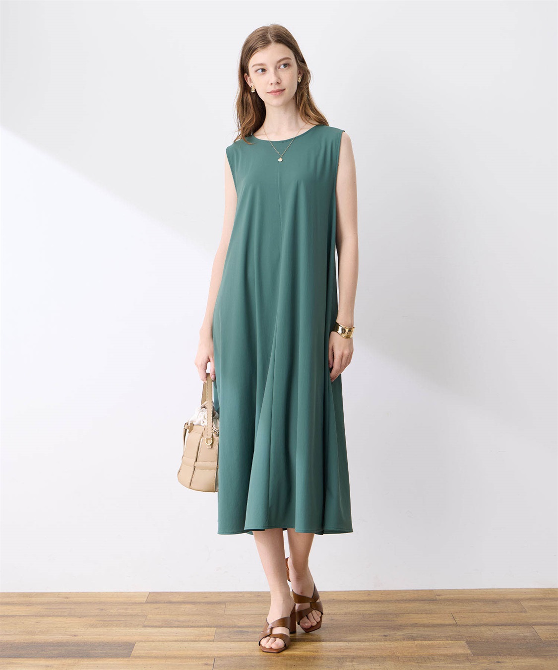 LE SOUK HOLIDAY 【接触冷感】超冷感ノースリーブワンピース_sub_10