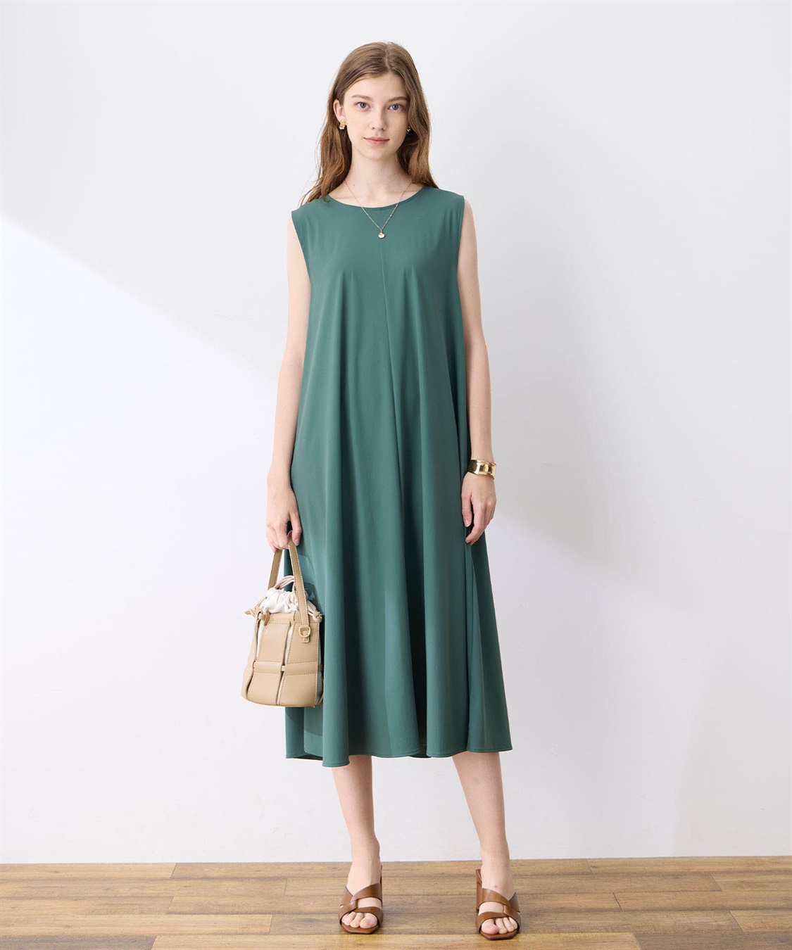 LE SOUK HOLIDAY 【接触冷感】超冷感ノースリーブワンピース_sub_11