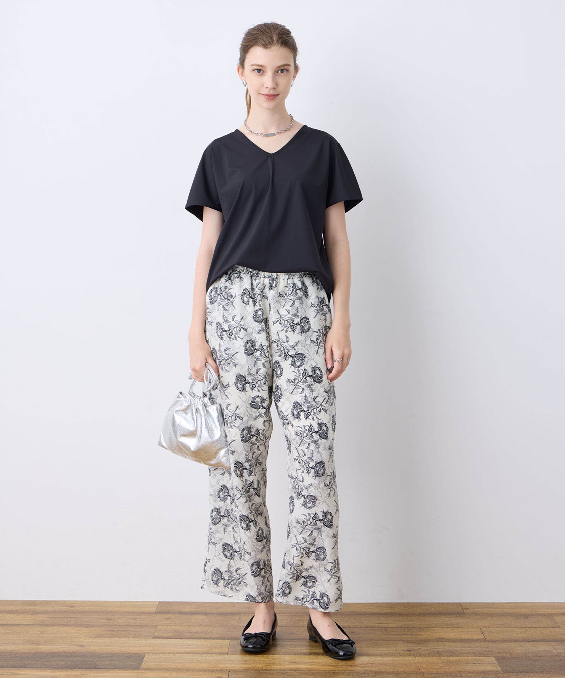 LE SOUK HOLIDAY 【接触冷感】Vネックトリコットプルオーバー_sub_13