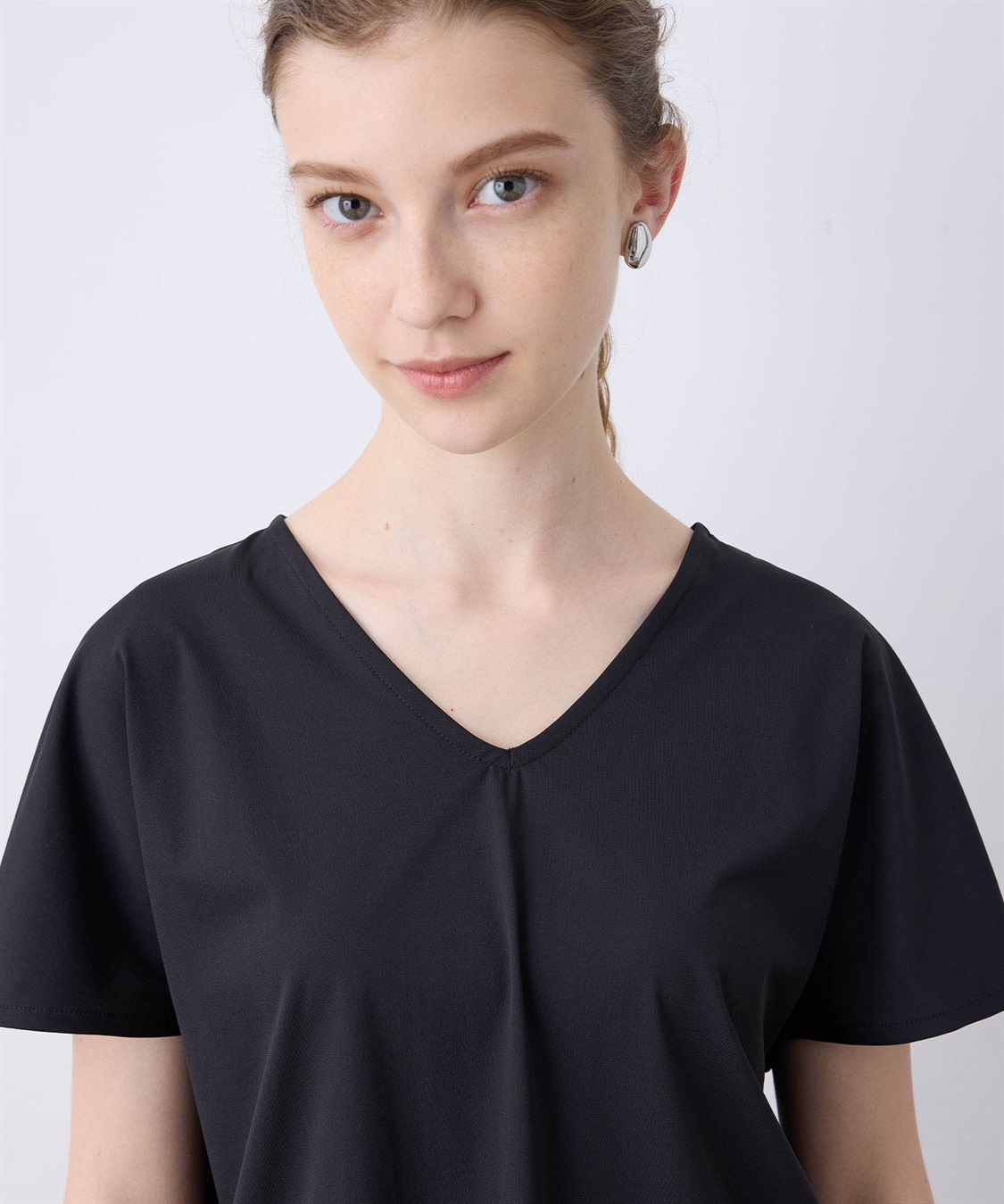 LE SOUK HOLIDAY 【接触冷感】Vネックトリコットプルオーバー_sub_16