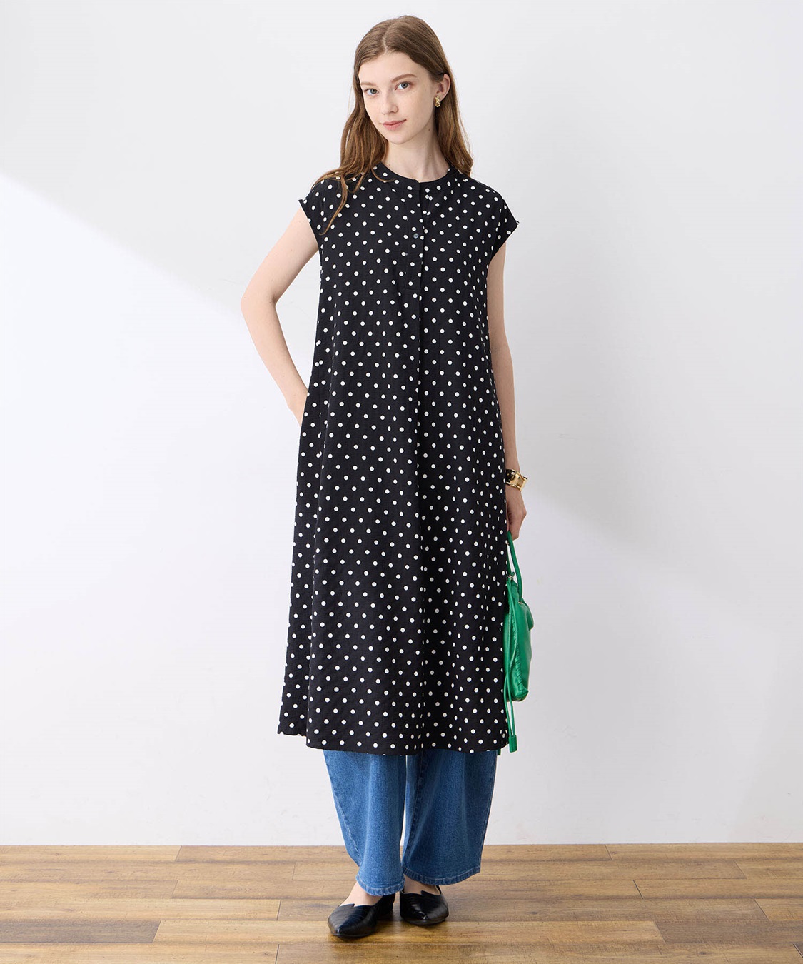 LE SOUK HOLIDAY スキッパーサッカーワンピース_sub_11