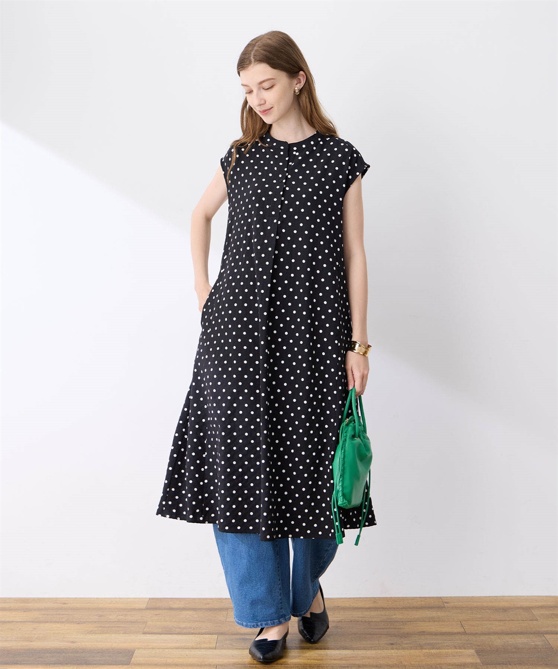 LE SOUK HOLIDAY スキッパーサッカーワンピース_sub_12