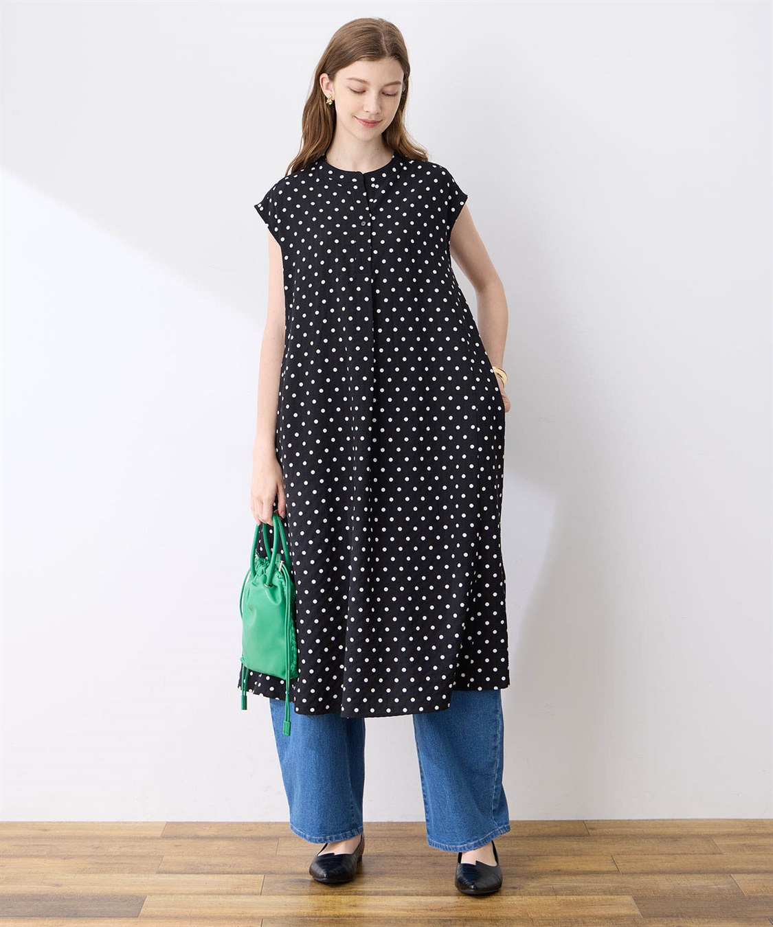 LE SOUK HOLIDAY スキッパーサッカーワンピース_sub_14