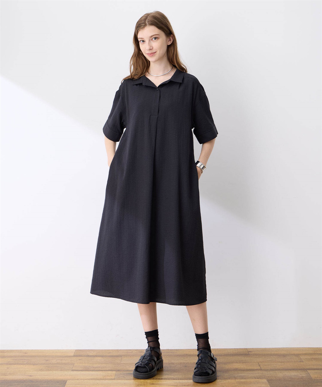 まるこ　LE SOUK ホリデーワンピース LIBERTY ルスークホリデー LE SOUK HOLIDAY リバティプリントワンピース
