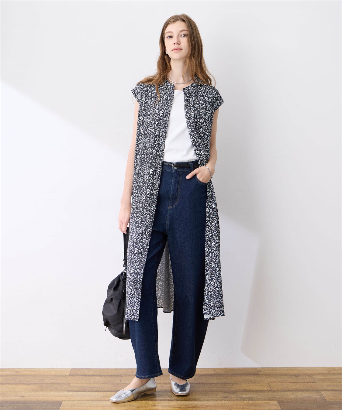 LE SOUK HOLIDAY 小花柄スリットワンピース_sub_3