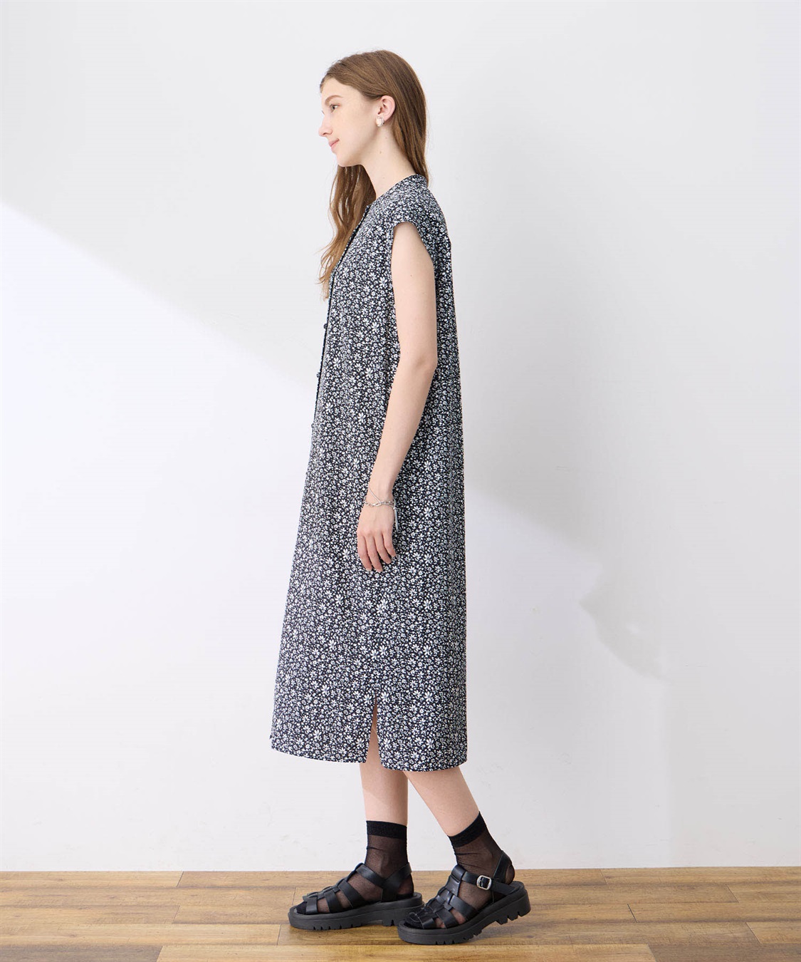 LE SOUK HOLIDAY 小花柄スリットワンピース_sub_12