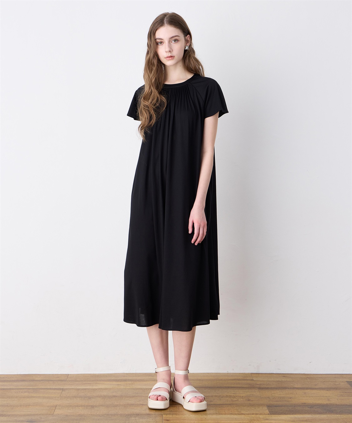 LE SOUK HOLIDAY 【接触冷感】ピンタックワンピース_sub_17