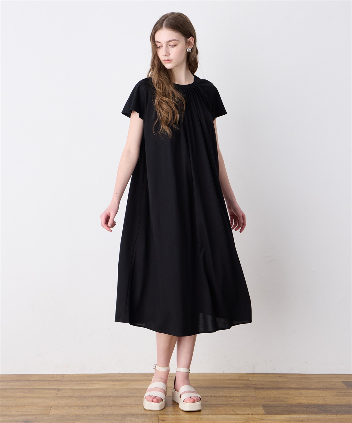 LE SOUK HOLIDAY 【接触冷感】ピンタックワンピース_sub_18