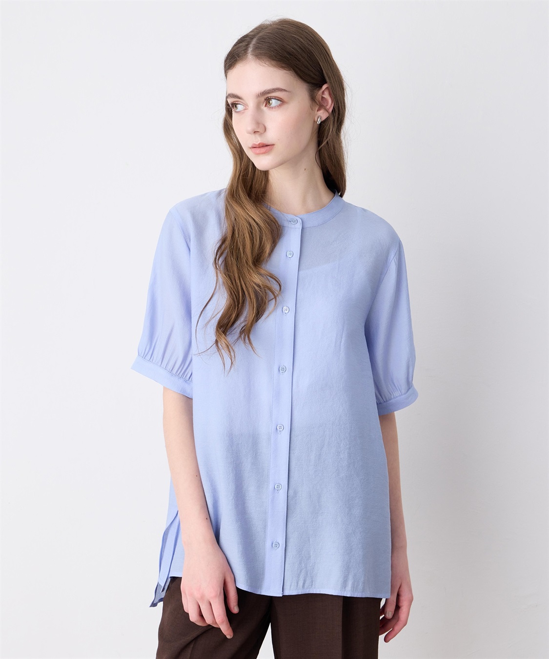 LE SOUK HOLIDAY バックラッフルティアードシアーブラウス_sub_2