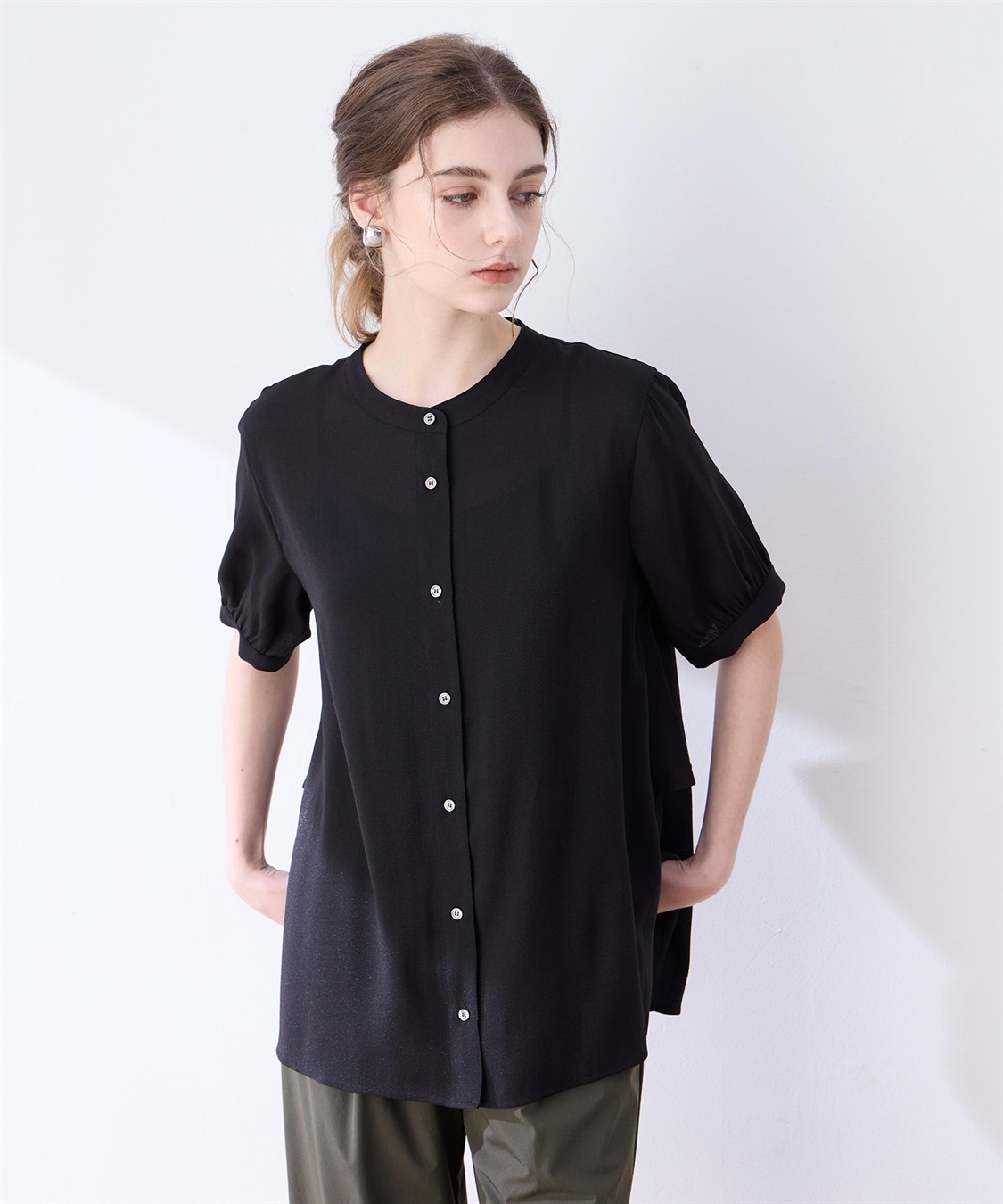 LE SOUK HOLIDAY バックラッフルティアードシアーブラウス_sub_8