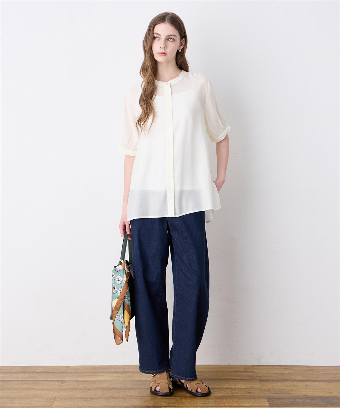 LE SOUK HOLIDAY バックラッフルティアードシアーブラウス_sub_12