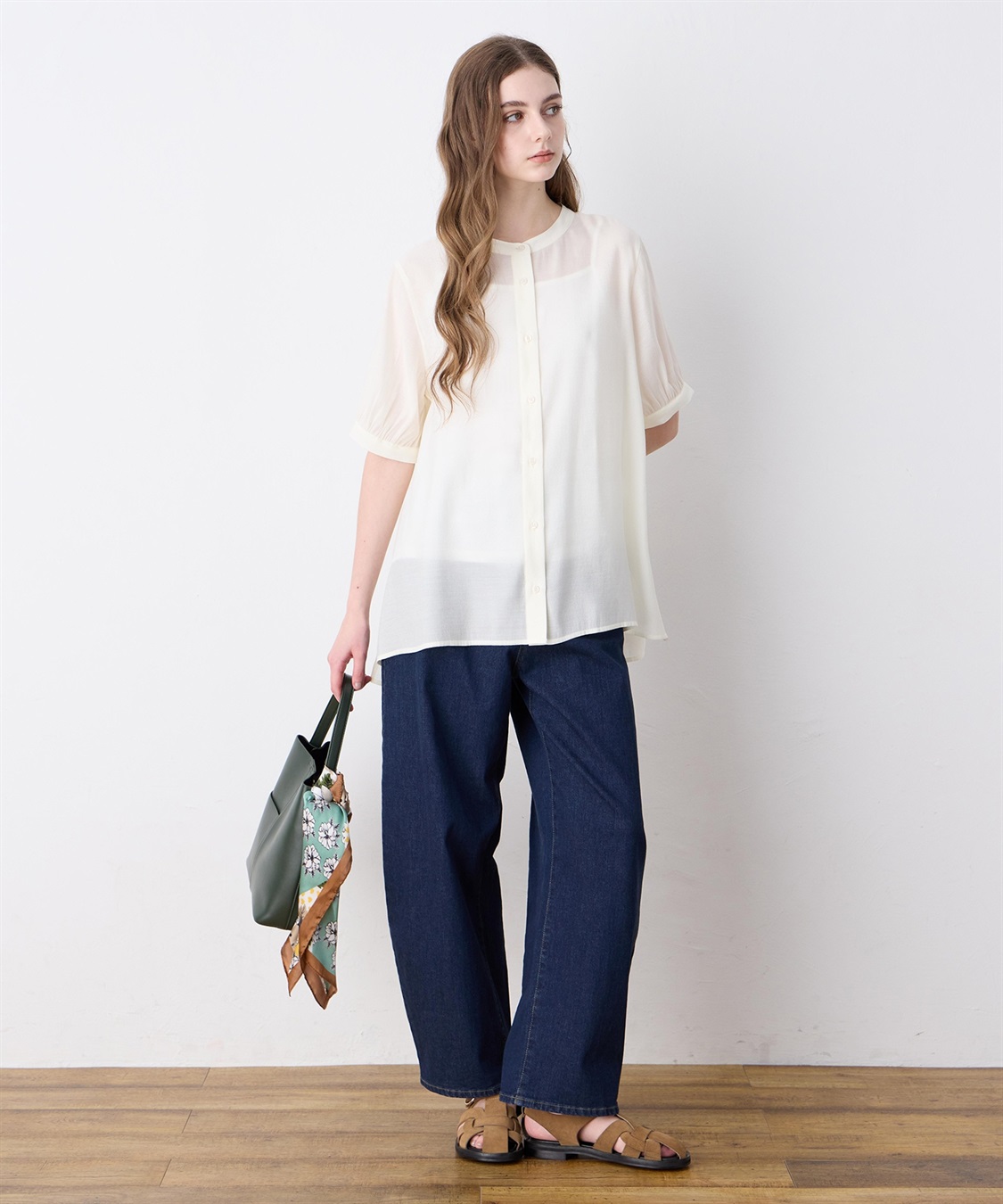 LE SOUK HOLIDAY バックラッフルティアードシアーブラウス_sub_13