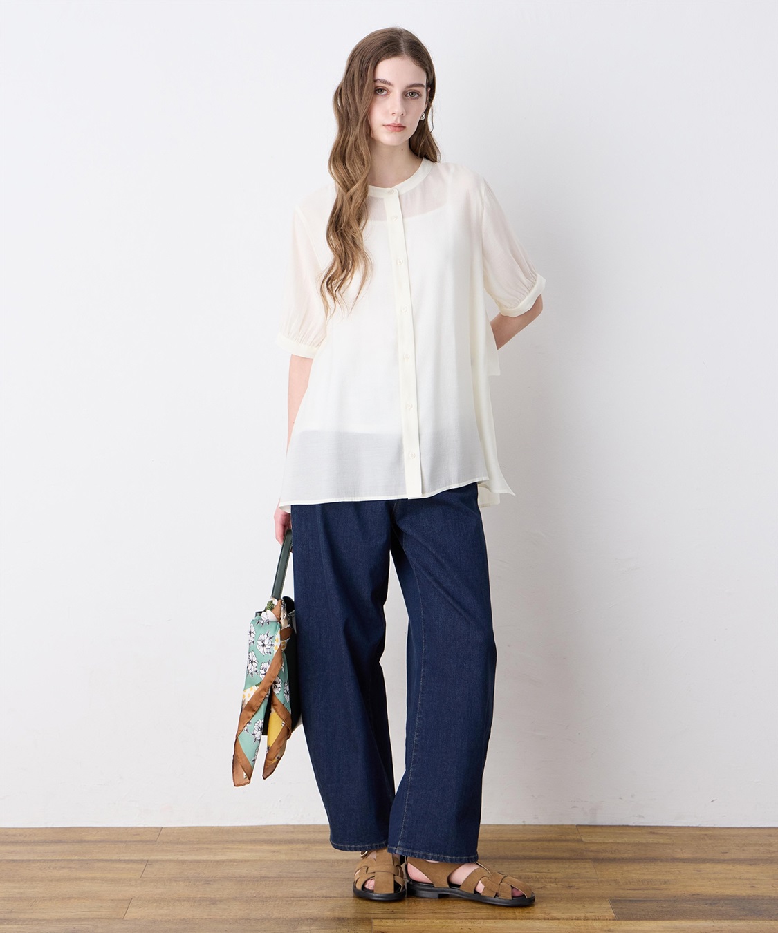 LE SOUK HOLIDAY バックラッフルティアードシアーブラウス_sub_14