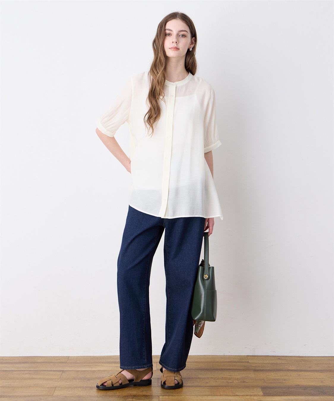 LE SOUK HOLIDAY バックラッフルティアードシアーブラウス_sub_15