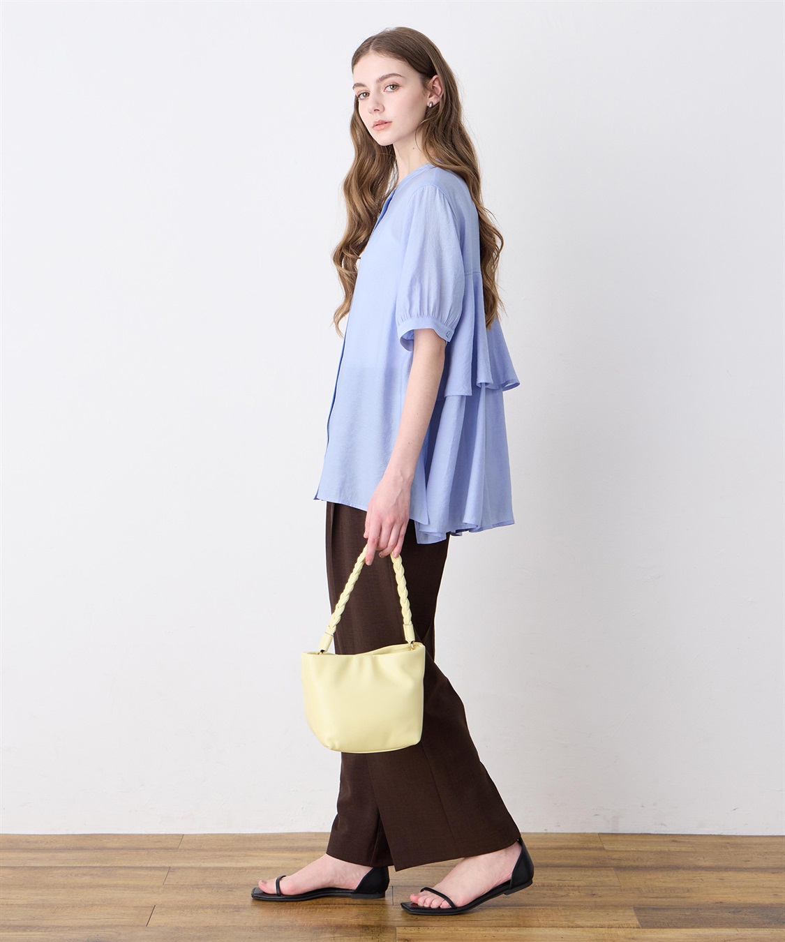 LE SOUK HOLIDAY バックラッフルティアードシアーブラウス_sub_23