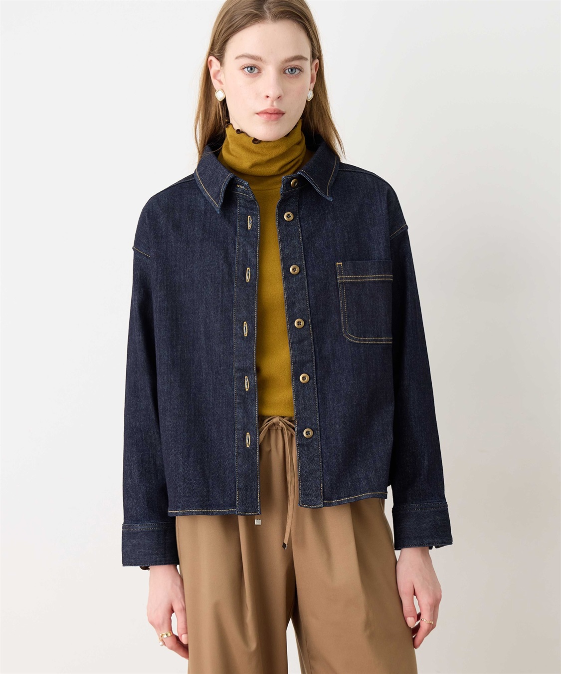 LE SOUK HOLIDAY デニムショートシャツ_sub_3