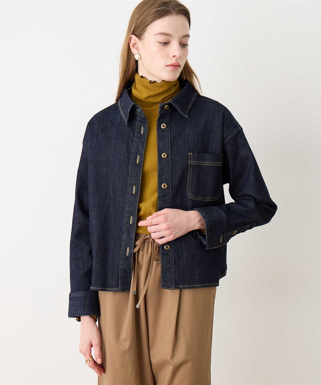 LE SOUK HOLIDAY デニムショートシャツ_sub_4