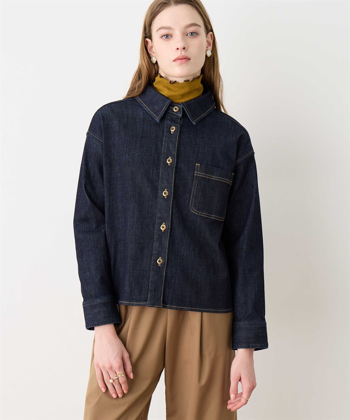 LE SOUK HOLIDAY デニムショートシャツ_sub_5