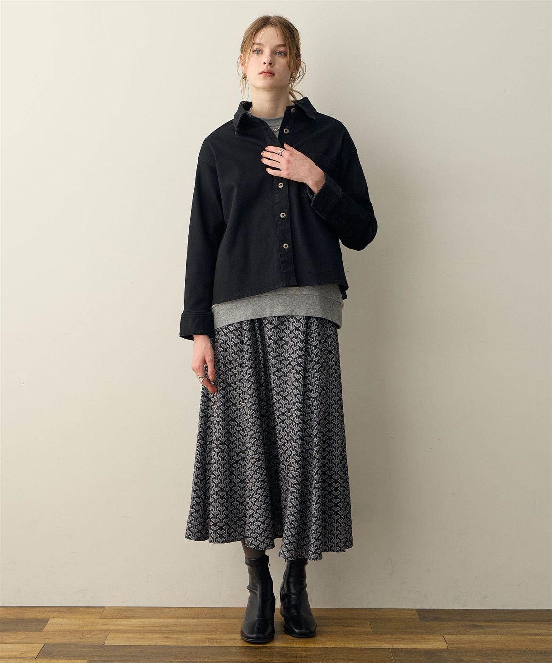 LE SOUK HOLIDAY デニムショートシャツ_sub_10